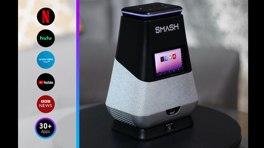 WooBloo's Smash är en bärbar smart projektor med Alexa inbyggd